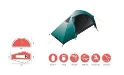 Grand Canyon Apex 1 Zelt (blue-grass) -Gregory Exped Geschaft Grand Canyon Apex 1 Zelt blue grass D 330000 Bild 5