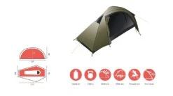 Grand Canyon Apex 1 Zelt (capulet-olive) 11 Grand Canyon Apex 1 Zelt (capulet-olive) -Gregory Exped Geschaft Grand Canyon Apex 1 Zelt capulet olive D 330001 Bild 5