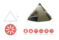 Grand Canyon Black Falls 8 Zelt (capulet-olive) -Gregory Exped Geschaft Grand Canyon Black Falls 8 Zelt capulet olive D 330039 Bild 5