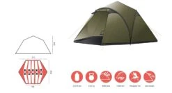 Grand Canyon Black Knob 10 Zelt (capulet-olive) -Gregory Exped Geschaft Grand Canyon Black Knob 10 Zelt capulet olive D 330015 Bild 5