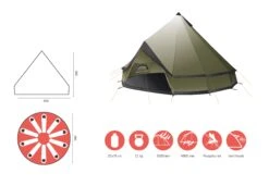 Grand Canyon Indiana 10 Zelt (capulet-olive) -Gregory Exped Geschaft Grand Canyon Indiana 10 Zelt capulet olive D 330013 Bild 5