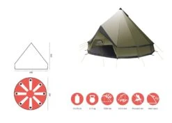 Grand Canyon Indiana 8 Zelt (capulet-olive) -Gregory Exped Geschaft Grand Canyon Indiana 8 Zelt capulet olive D 330036 Bild 4