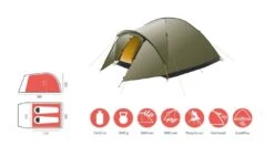 Grand Canyon Topeka 2 Zelt (capulet-olive) 11 Grand Canyon Topeka 2 Zelt (capulet-olive) -Gregory Exped Geschaft Grand Canyon Topeka 2 Zelt capulet olive D 330005 Bild 5