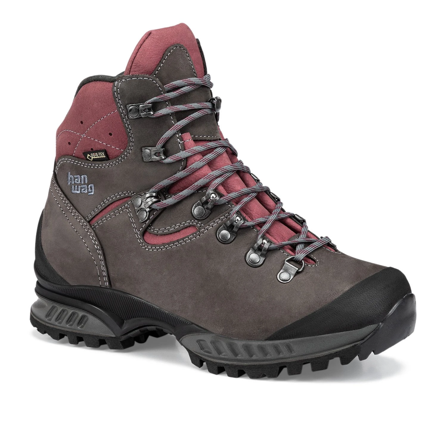 Hanwag Tatra II Wide Lady GTX Trekkingschuhe (asphalt/dark-garnet) 3 Hanwag Tatra II Wide Lady GTX Trekkingschuhe (asphalt/dark-garnet)