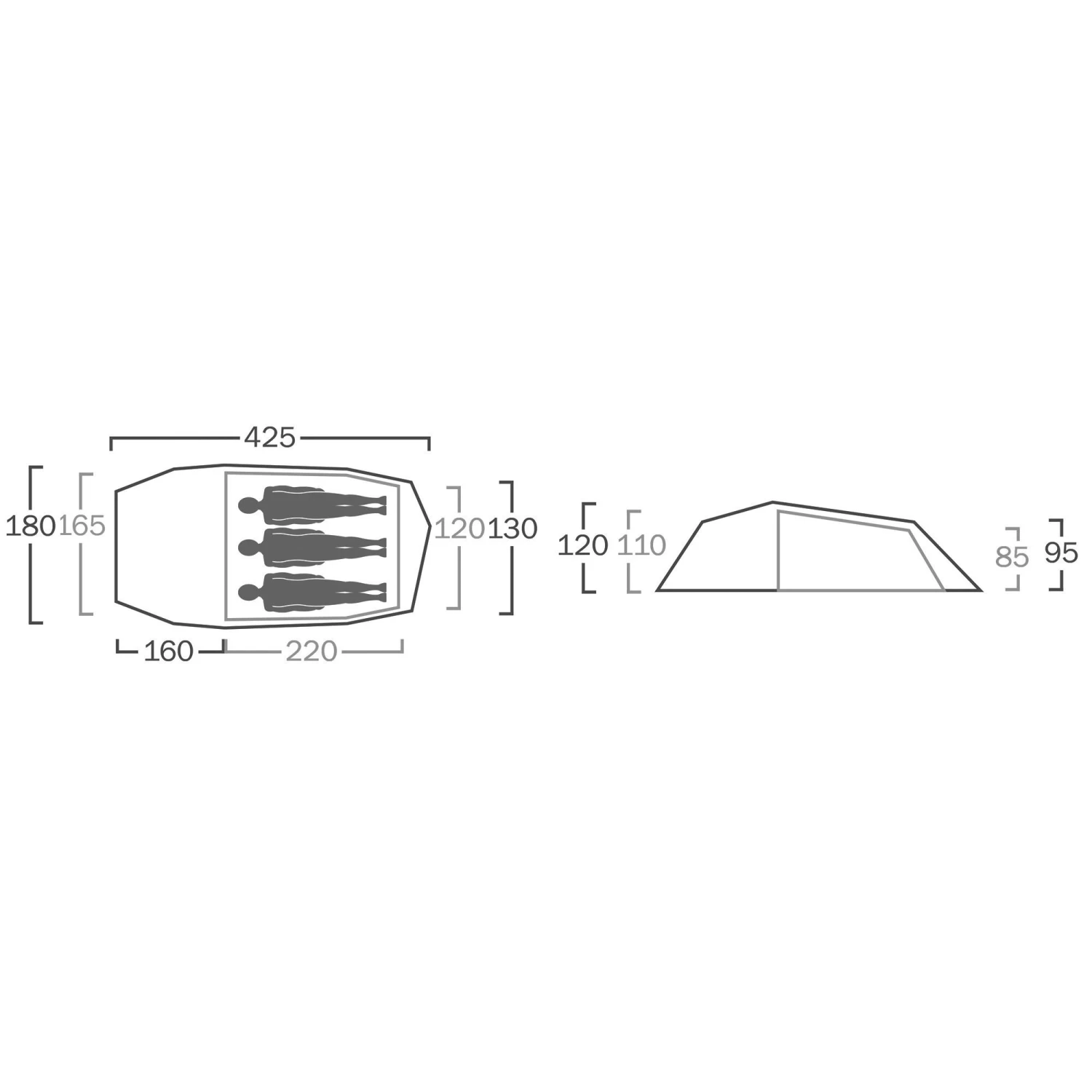 Helsport Lofoten X-Trem 3 Camp Zelt (red/yellow) 6 Helsport Lofoten X-Trem 3 Camp Zelt (red/yellow) – Bild 4