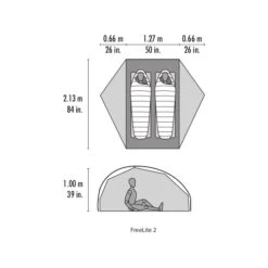 MSR FreeLite 2 Zelt (tan) -Gregory Exped Geschaft MSR FreeLite 2 Zelt tan D 11512 Bild 4