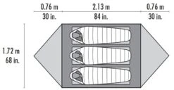 MSR Mutha Hubba NX 3 Zelt (grey) -Gregory Exped Geschaft MSR Mutha Hubba NX 3 Zelt grey D 05839 Bild 5