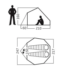 Nordisk Asgard Tech Mini Zelt (sandshell) -Gregory Exped Geschaft Nordisk Asgard Tech Mini Zelt sandshell D 148055 Bild 5