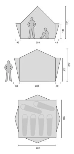 Nordisk Midgard 9.2 Zelt (natural) 15 Nordisk Midgard 9.2 Zelt (natural) -Gregory Exped Geschaft Nordisk Midgard 9.2 Zelt natural D 142029 Bild 7