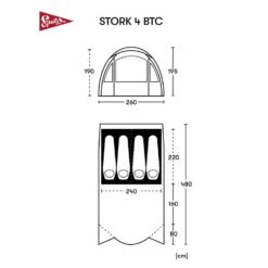 Spatz Stork 4 BTC Zelt (brown-sand) -Gregory Exped Geschaft Spatz Stork 4 BTC Zelt brown sand D 282987 7004222 Bild 5