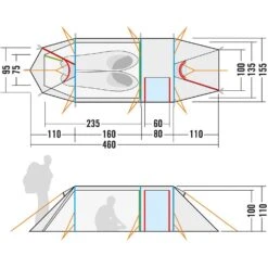 Tatonka Alaska 2.235 PU 2 Zelt (light-olive) -Gregory Exped Geschaft Tatonka Alaska 2.235 PU 2 Zelt light olive D 2455 333 Bild 3
