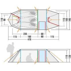 Tatonka Alaska 3.235 PU 3 Zelt (light-olive) -Gregory Exped Geschaft Tatonka Alaska 3.235 PU 3 Zelt light olive D 2457 333 Bild 3