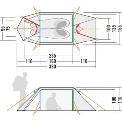Tatonka Arctis 2.235 PU 2 Zelt (light-olive) -Gregory Exped Geschaft Tatonka Arctis 2.235 PU 2 Zelt light olive D 2451 333 Bild 2
