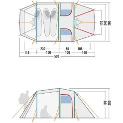 Tatonka Family Camp 3 Zelt (light-olive) -Gregory Exped Geschaft Tatonka Family Camp 3 Zelt light olive D 2446 333 Bild 3