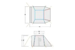 Tatonka Van Camp Basic Zelt (light-olive) -Gregory Exped Geschaft Tatonka Van Camp Basic Zelt light olive D 2442 333 Bild 2