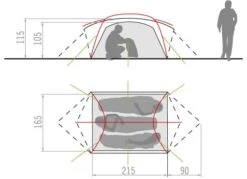Vaude Mark UL 3P Zelt (green) -Gregory Exped Geschaft Vaude Mark UL 3P Zelt green D 11806 400 Bild 2