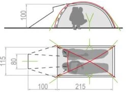 Vaude Power Sphaerio 2P Zelt (orange) -Gregory Exped Geschaft Vaude Power Sphaerio 2P Zelt orange D 12298 227 Bild 2