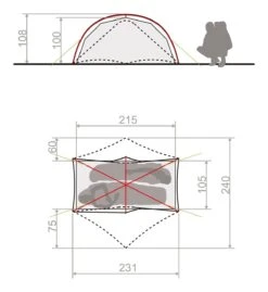 Vaude Space Seamless 1-2P Zelt (cress-green) -Gregory Exped Geschaft Vaude Space Seamless 1 2P Zelt cress green D 14423 182 Bild 3