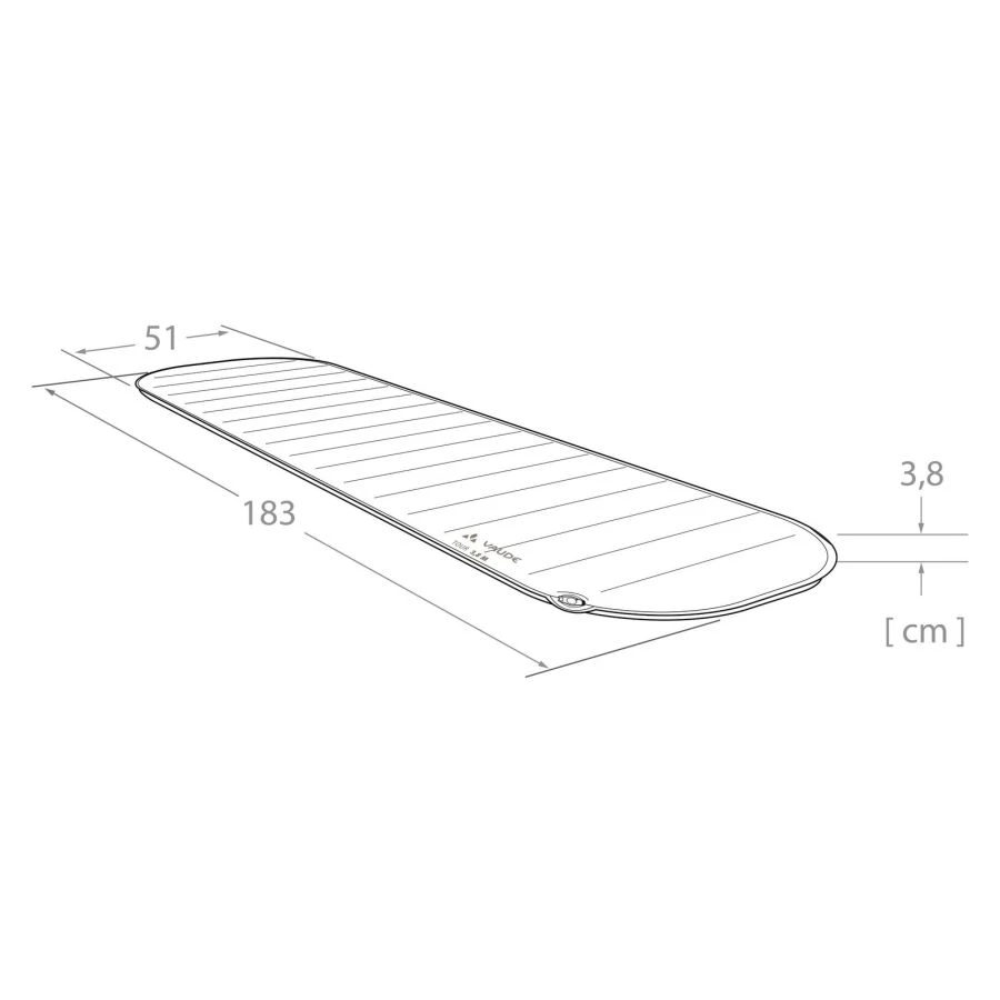 Vaude Tour 3.8 M Isomatte (redwood) 6 Vaude Tour 3.8 M Isomatte (redwood) – Bild 4