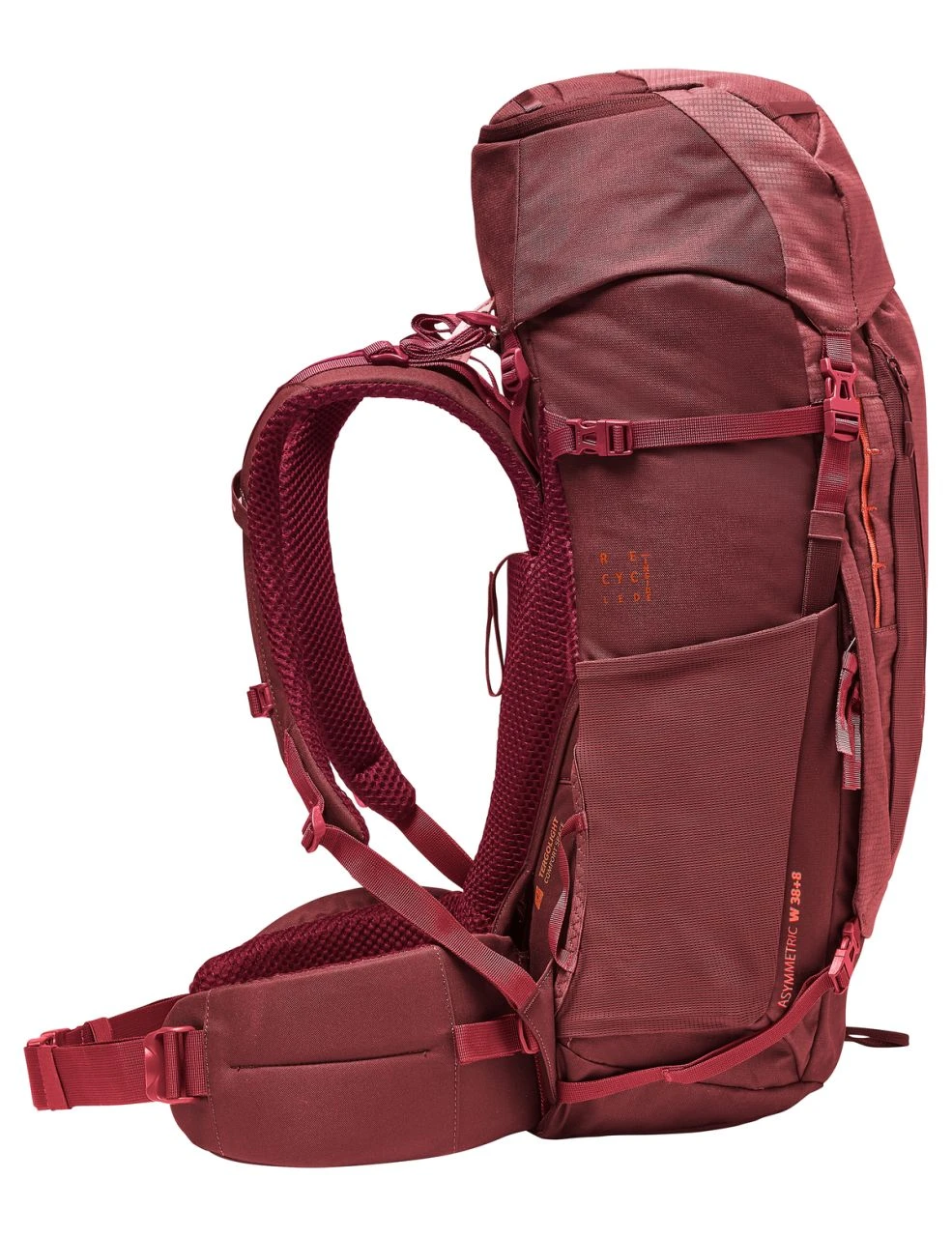 Vaude Womens Asymmetric 38+8 Rucksack (dark-cherry) 5 Vaude Womens Asymmetric 38+8 Rucksack (dark-cherry) – Bild 3